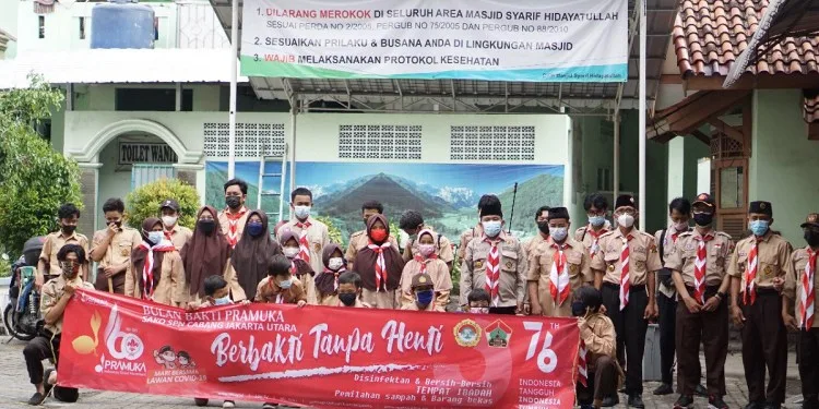 Sakocab SPN Jakarta Utara Berpartisipasi Aktif dalam Bulan Bakti Pramuka